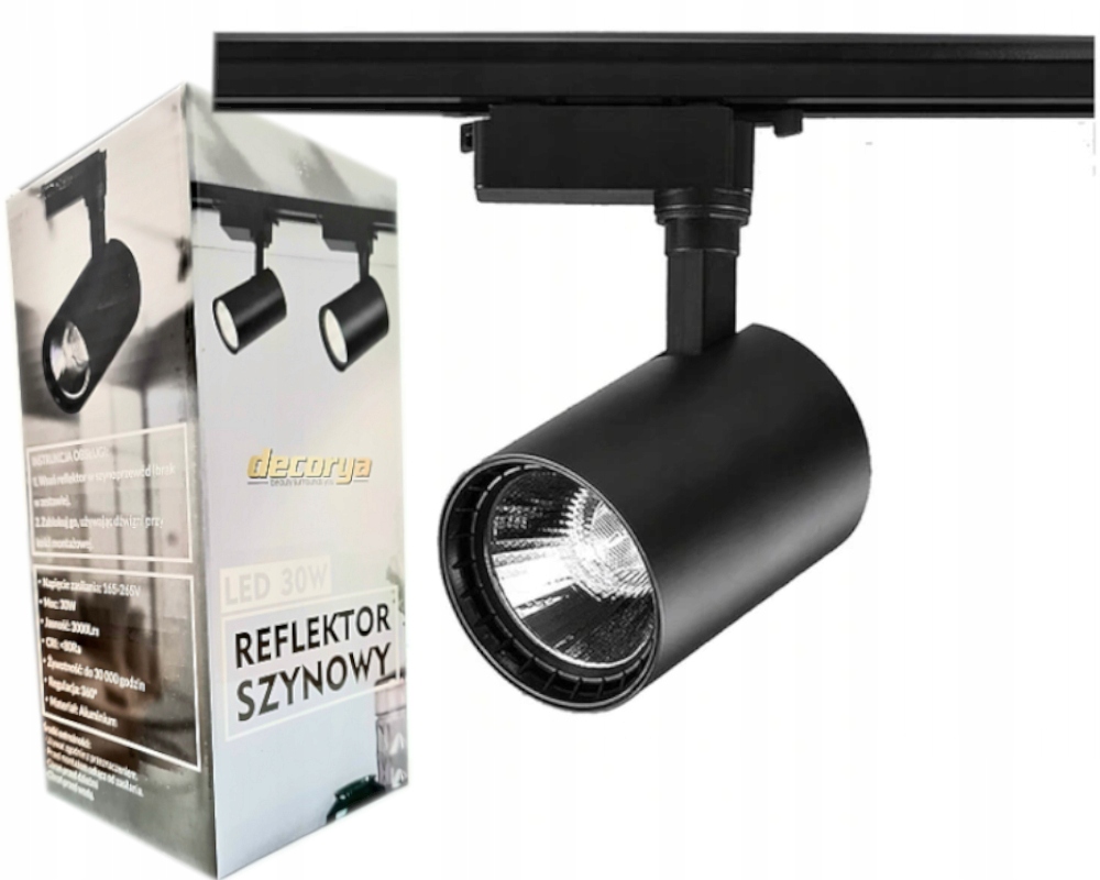 

Lampa Reflektor Szyna Led Styl Loftowy
