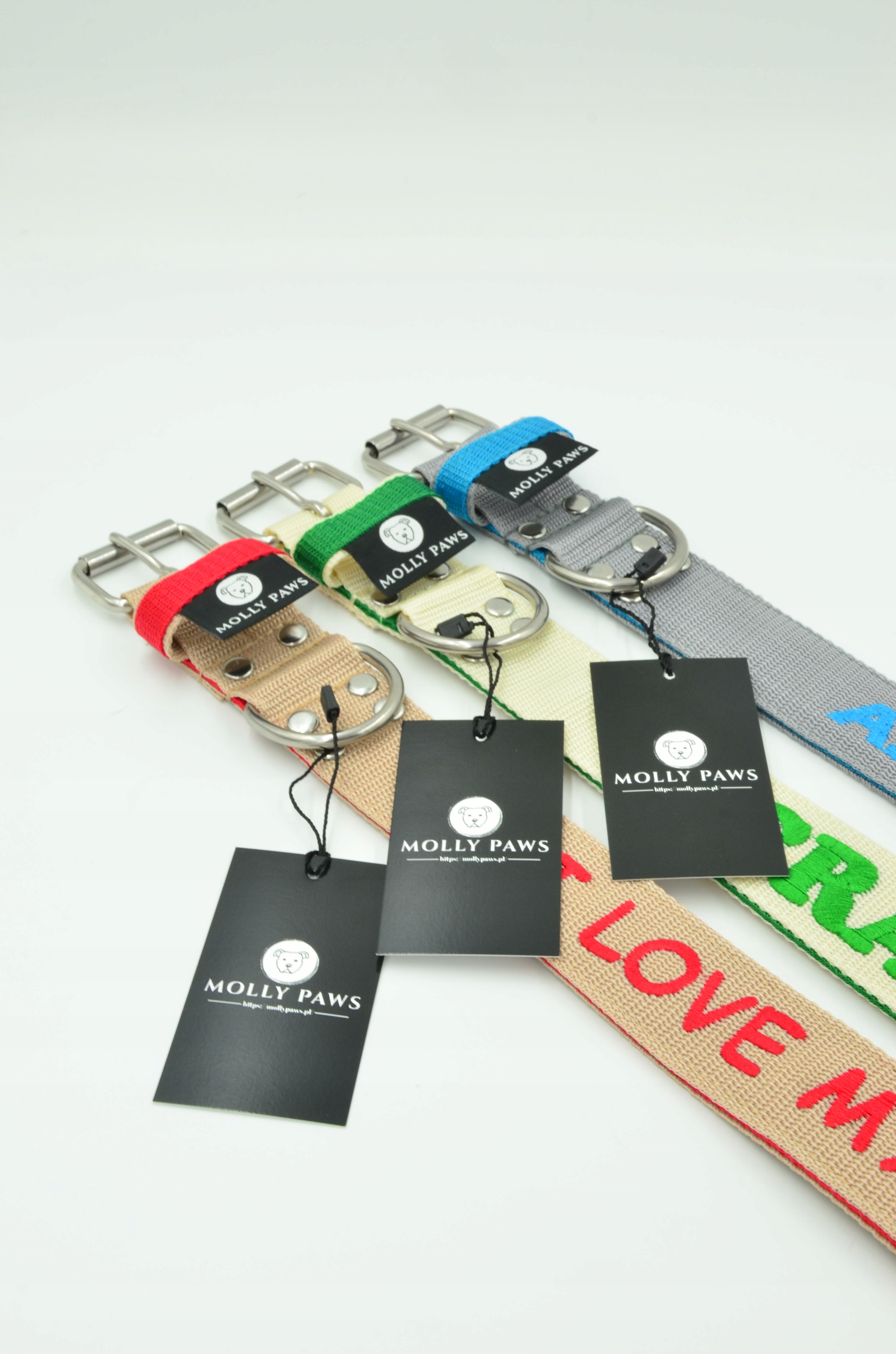 Levně Obojek pro psa s jménem a šířkou 4 cm Silný