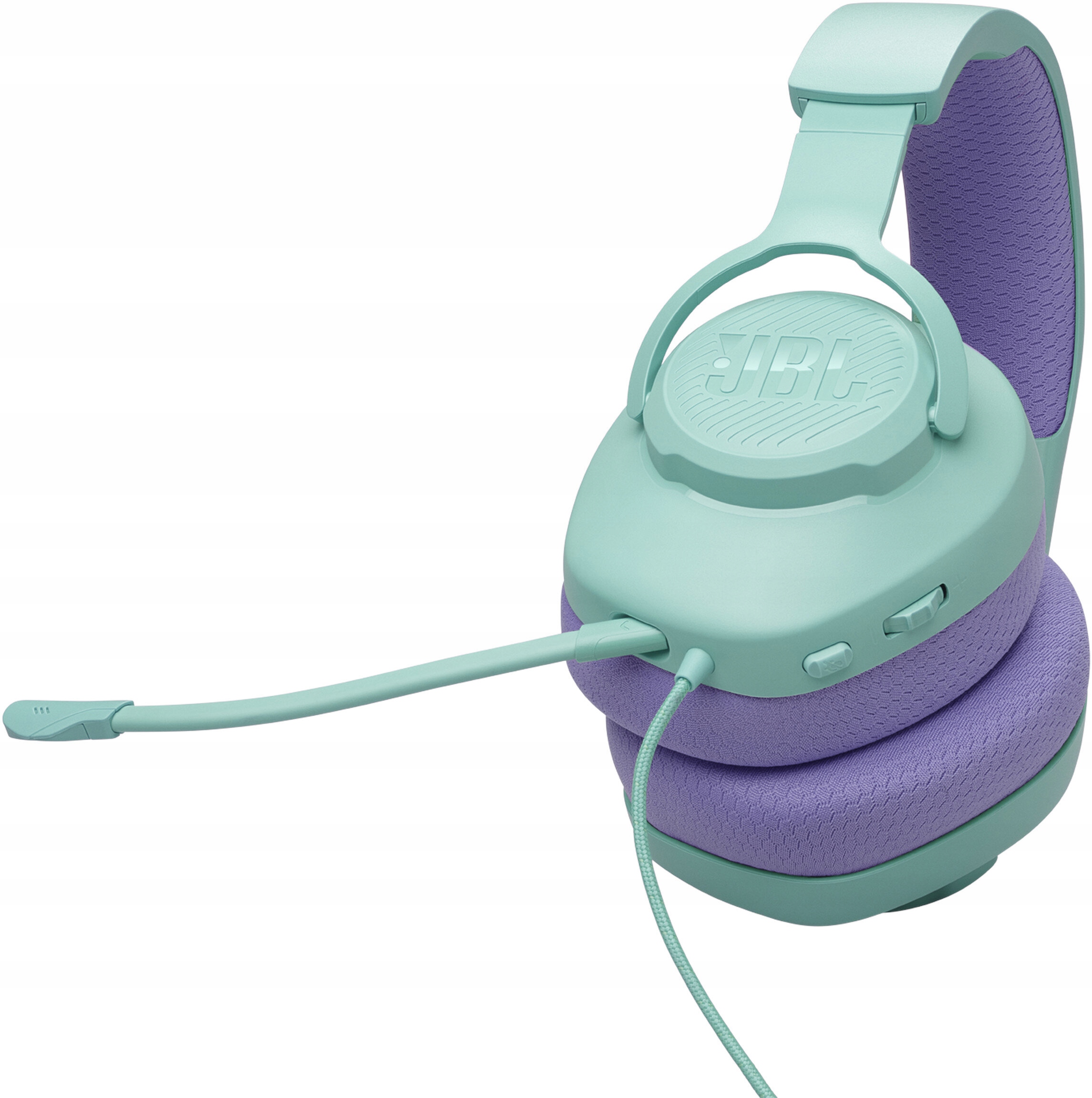 JBL Quantum 100M2 Gaming Headset, Over-Ear, Detachable Mic, Cyan — miniatura 16