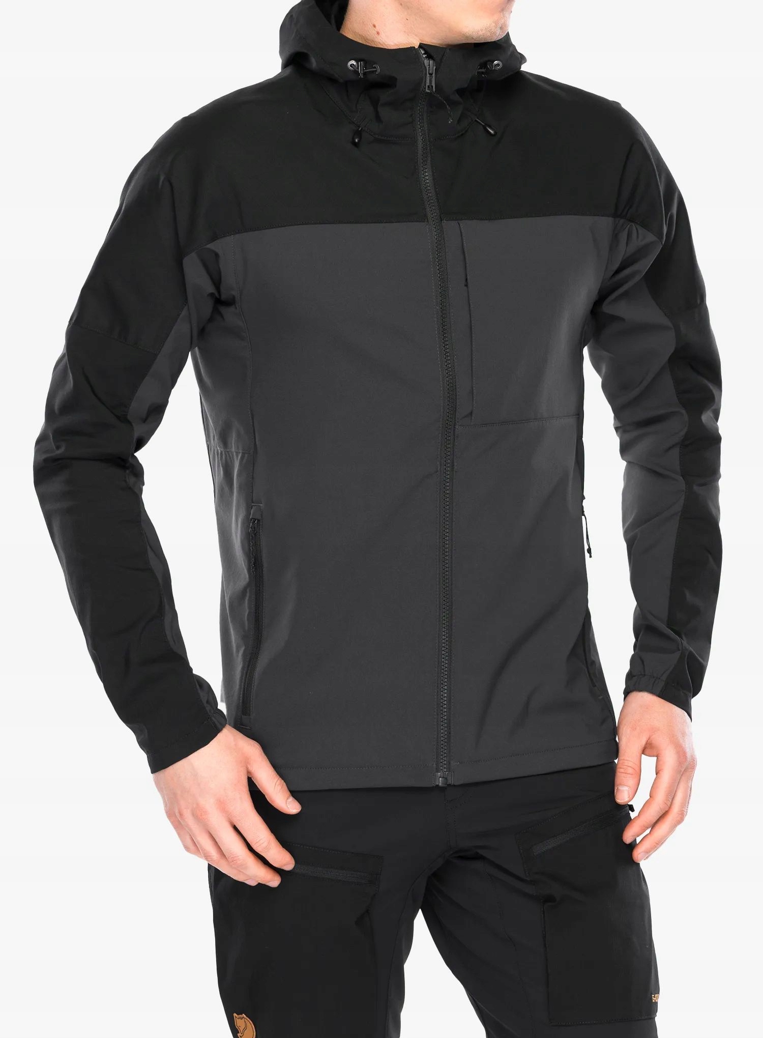 Bunda Fjallraven Abisko Midsummer Jacket tmavě šedá/černá S