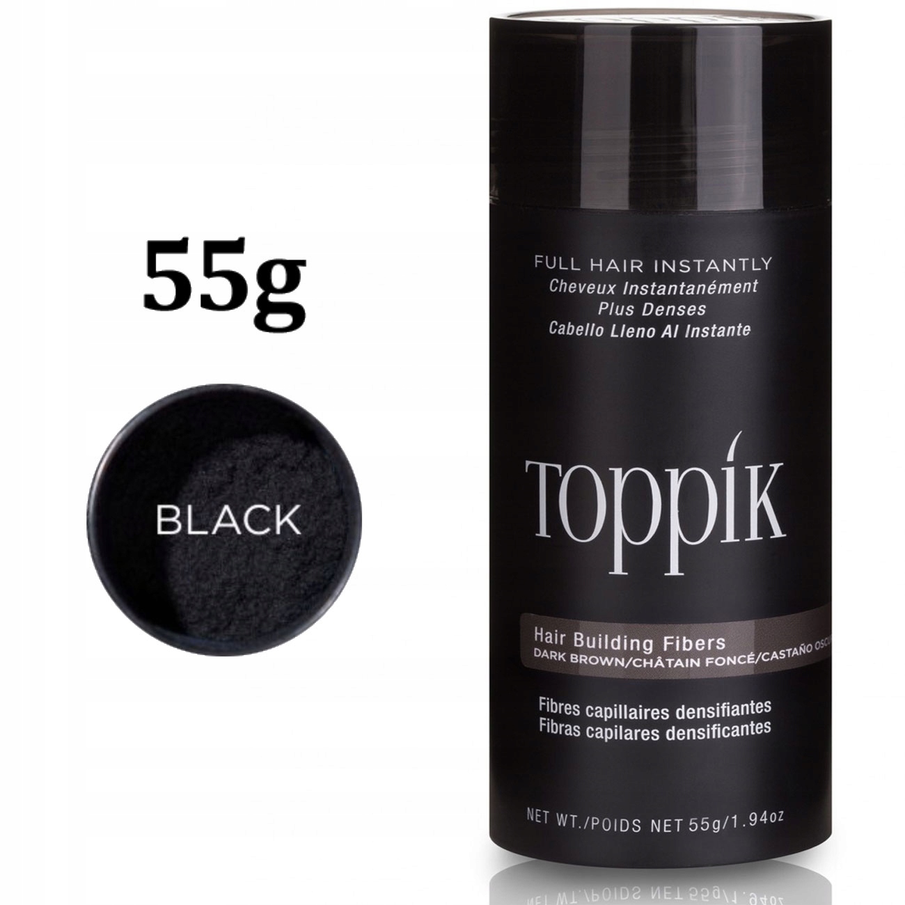 Originální kosmetika Toppik 55 g Černá