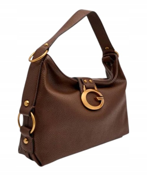 Guess Dámská Kabelka Camden Shoulder Bag Hnědá