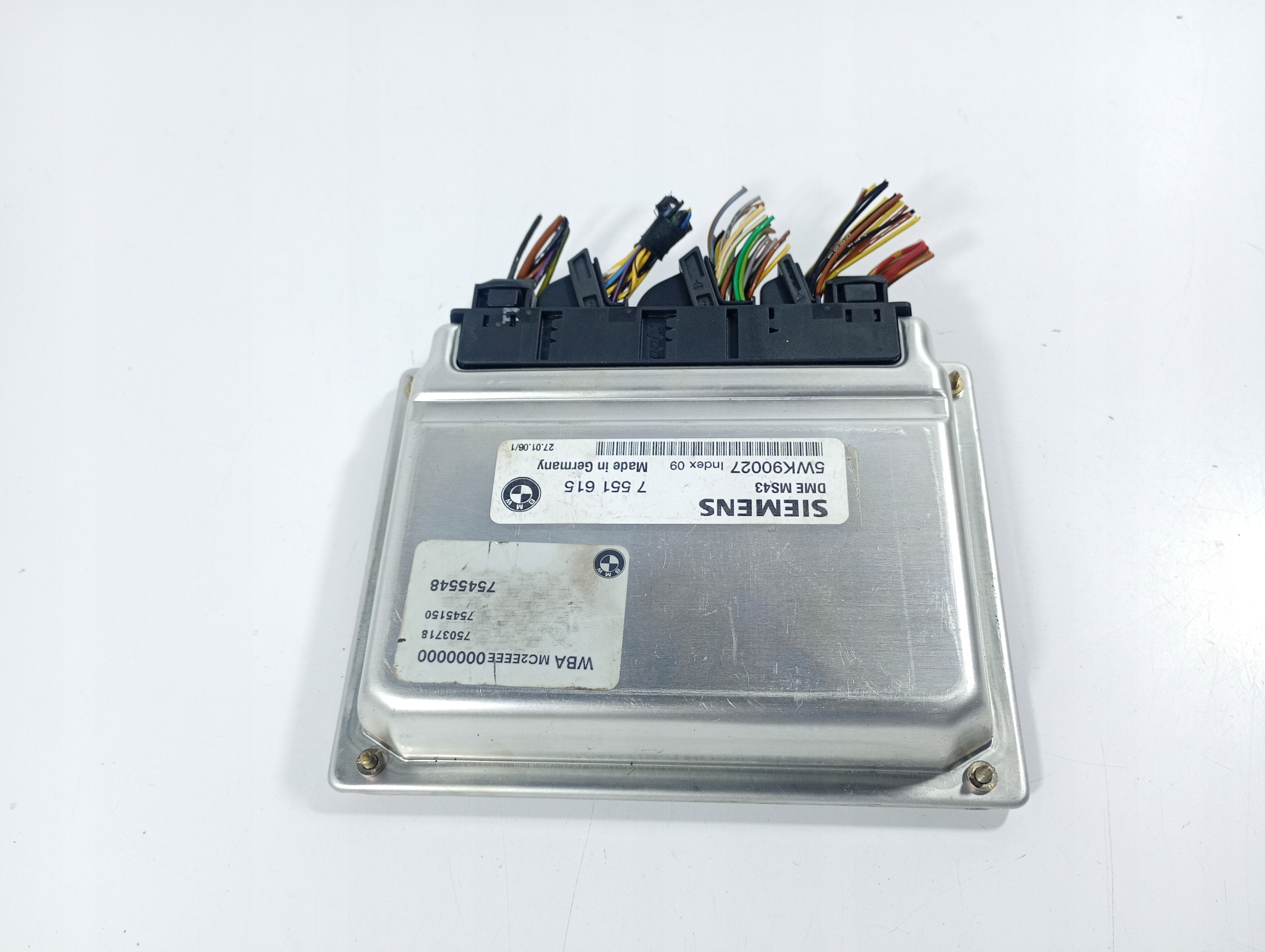 computer control unit of the engine OE 5WK90027 BMW 5 V E39 00-03