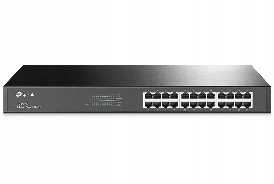 TP-Link TL-SG1024 switch 24x 10/100 1000Mbps 19 "rackmount