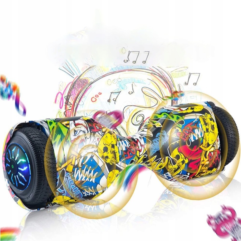 DESKOROLKA ELEKTRYCZNA HOVERBOARD 10 CALI DESKA 10' 10` POMPOWANE Moc silnika 500 W