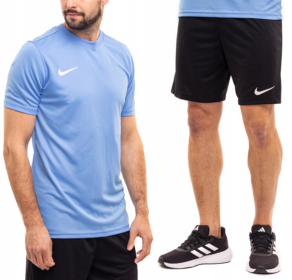 Sportovní oblečení Nike Dry Park Pánský komplet Pohodlné tričko Kraťasy vel. S