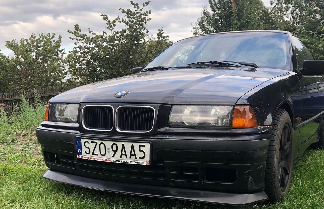 BMW 3 E36 DOKŁADKA ZDERZAKA SERYJNEGO BMW E36 DOKŁADKA PRZEDNIA FATLIP XXL