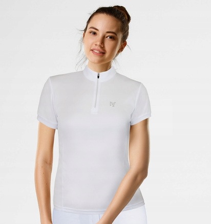 Koszulka konkursowa Kelly white Horsenjoy
