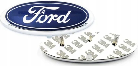 MBLEMAT ZNACZEK LOGO 147MM x 57MM FORD FIESTA FUSION KA S-MAX C-MAX FOCUS Marka bez marki