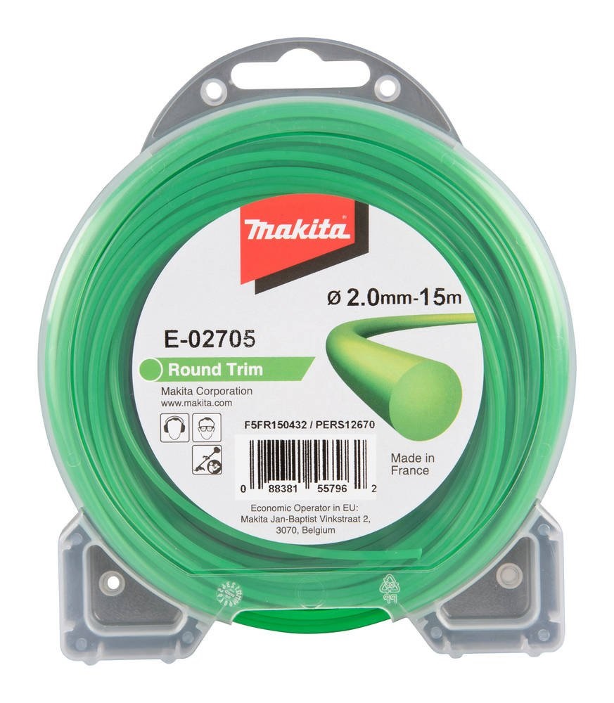 

Makita żyłka tnąca nylonowa okrągła 2.0mm/15m