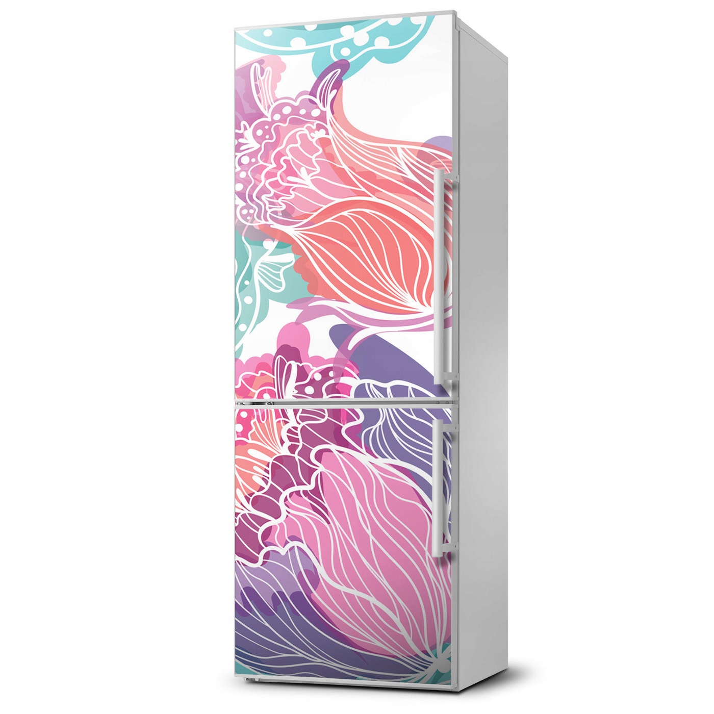 

Foto Magnes na lodówkę Kwiecisty wzór 60x180