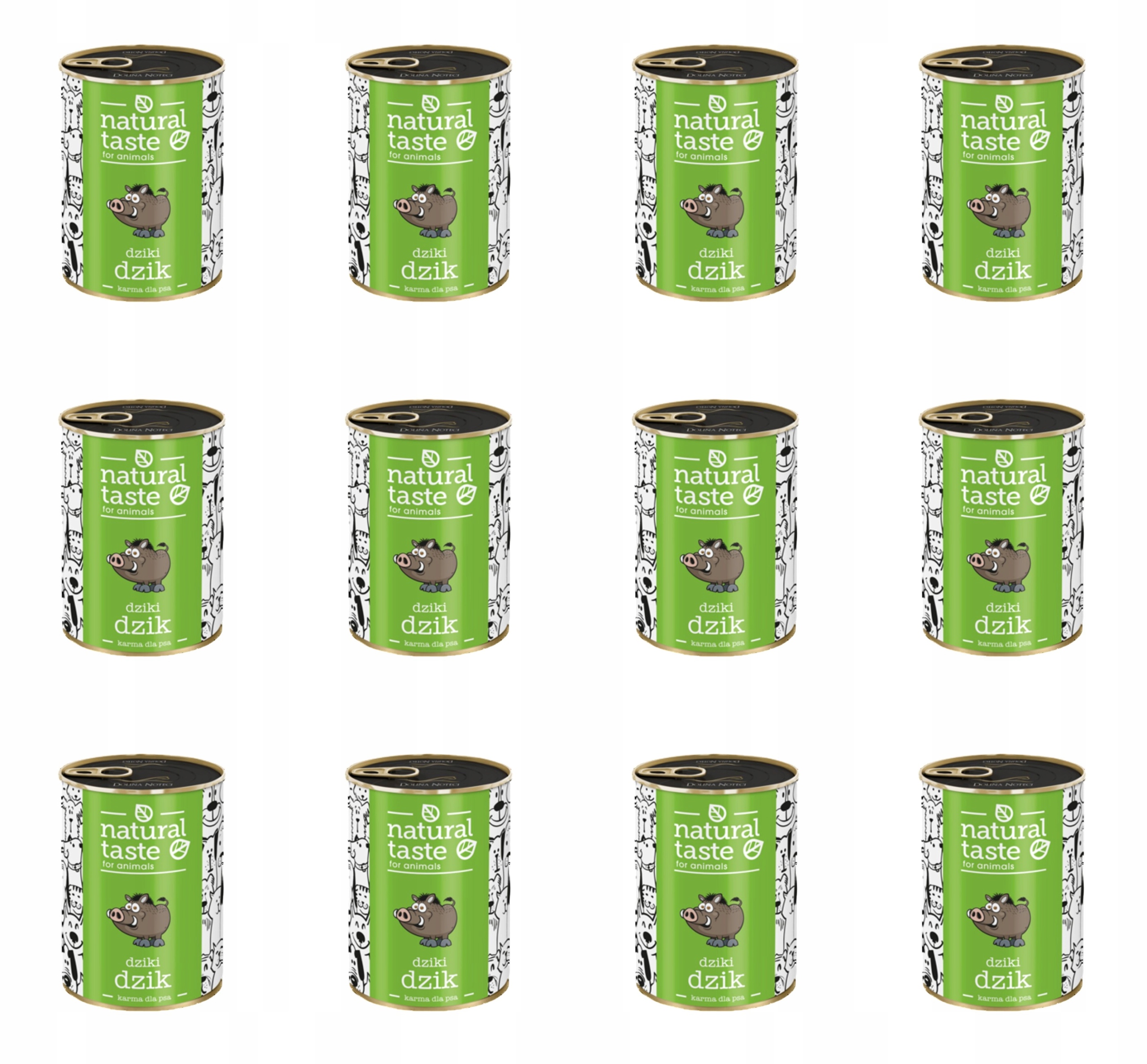 Dolina Noteci Natural Taste Krmivo pro psa Divoký divočák 800 g X12