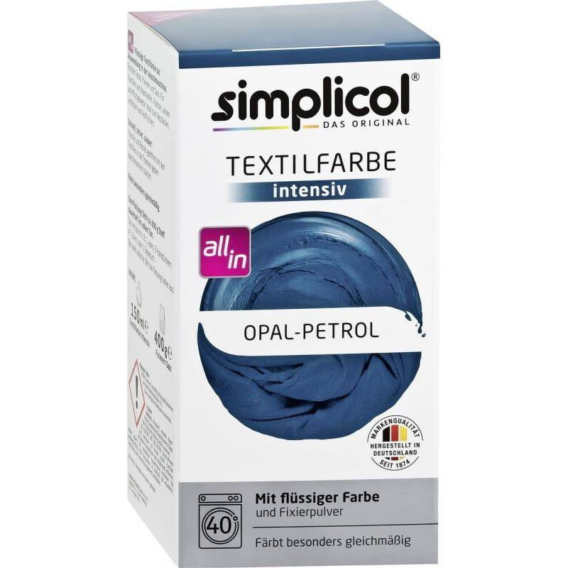 SIMPLICOL INTENSIV OPAL-PETROL BARWNIK DO TKANIN NIEBIESKI DE