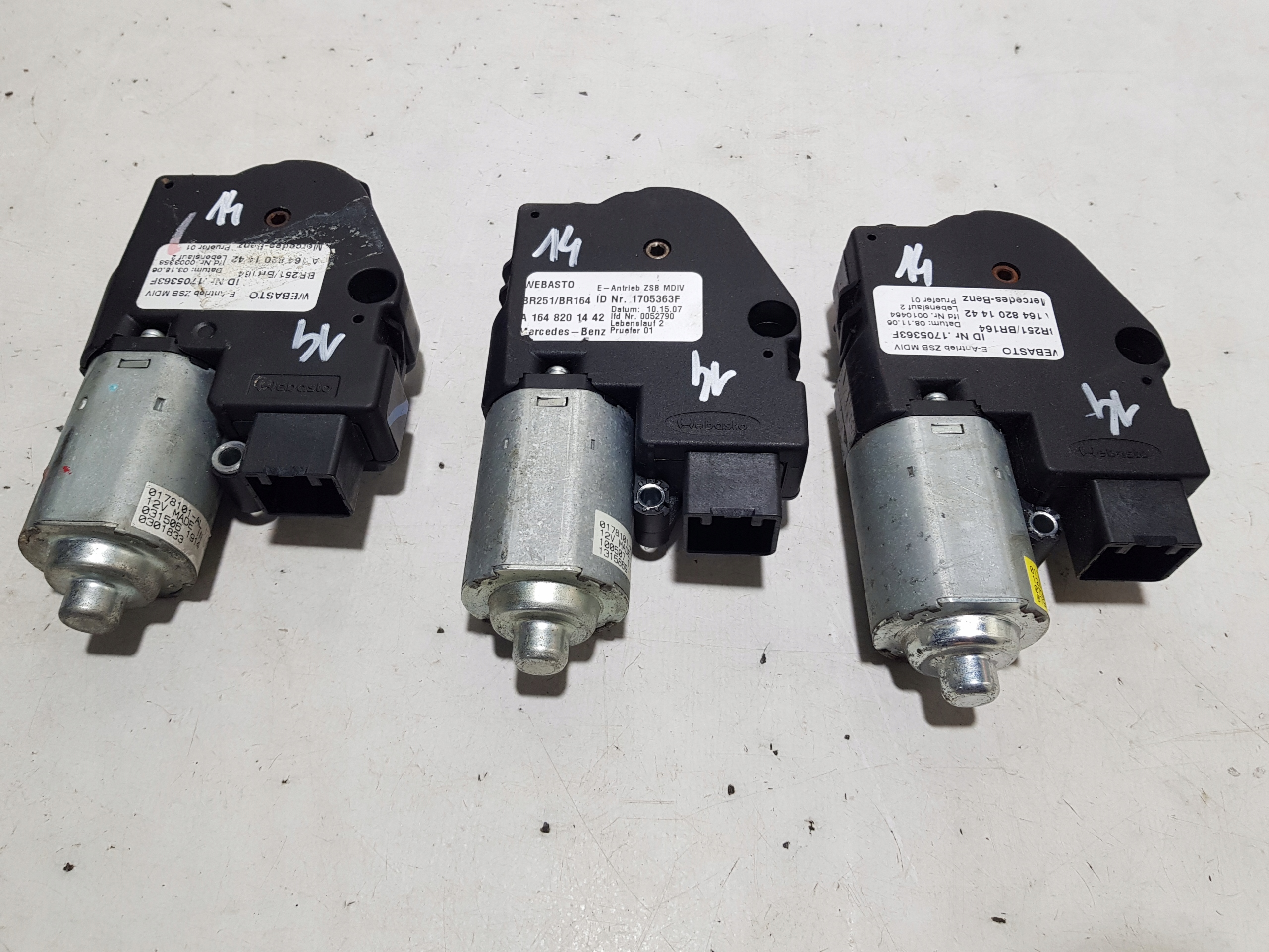 Motor Schiebedach MERCEDES W164 ML 1648201442
