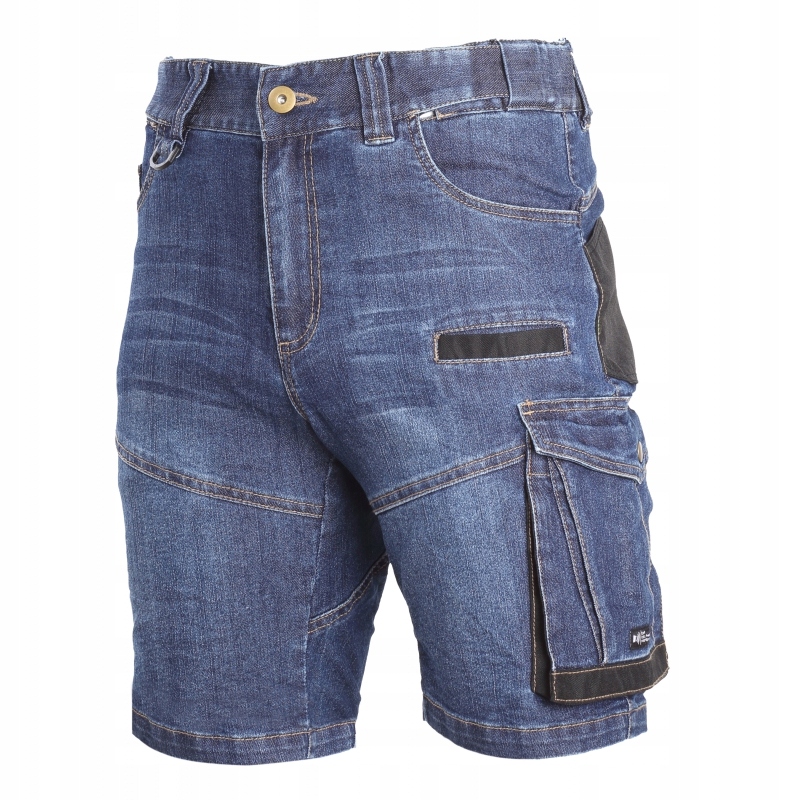 Spodenki Jeansowe Krótkie, Ze Wzmocnieniami 3XL