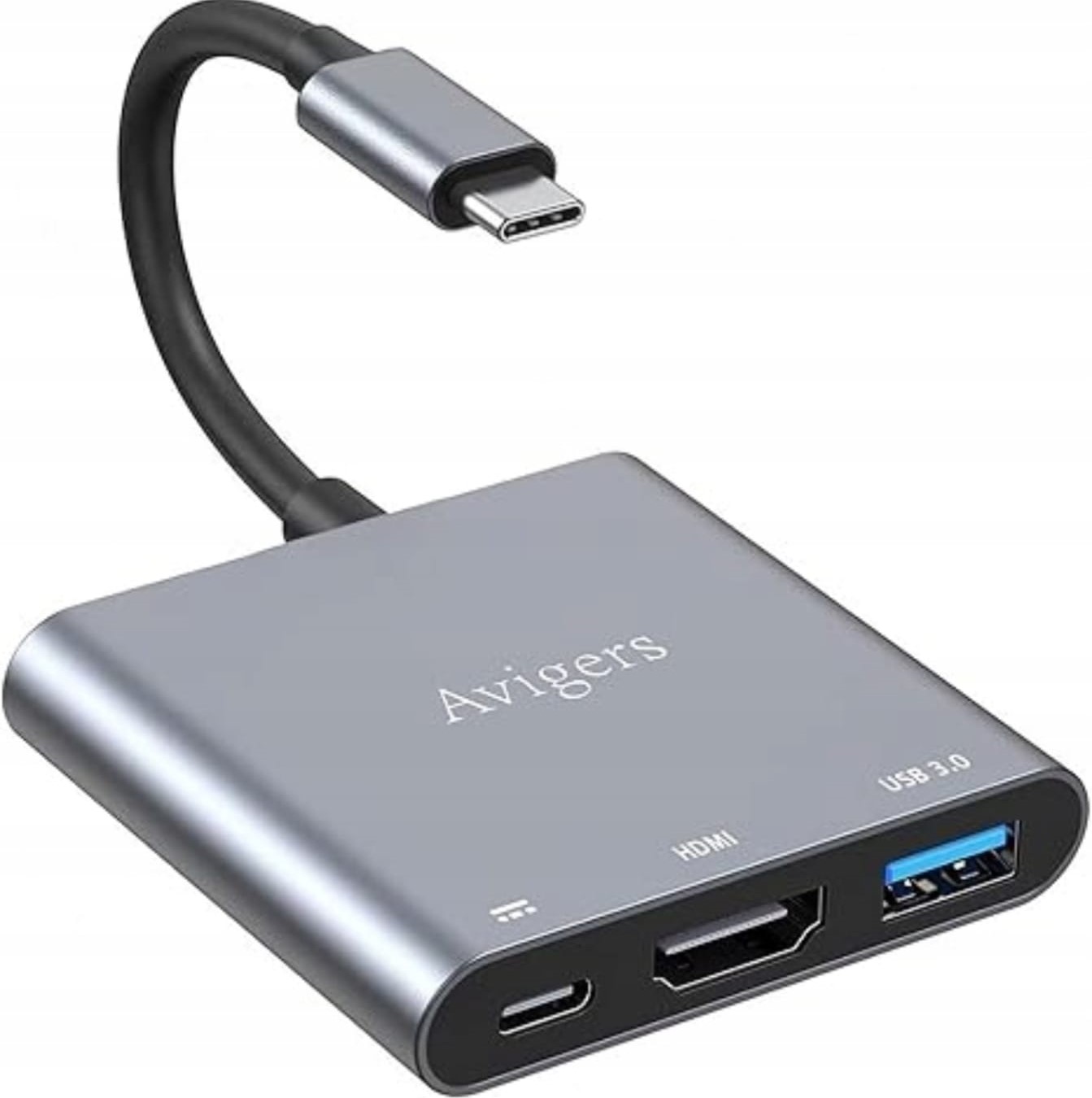 3 в 1 Тип C к HDMI совместимый 4K 2K USB 3,0 OTG зарядный адаптер~2787