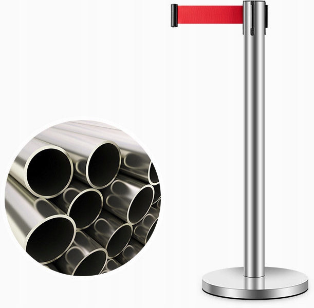 SŁUPKI ODGRADZAJĄCE CHROM Barierka zabezpieczająca Marka Mozos