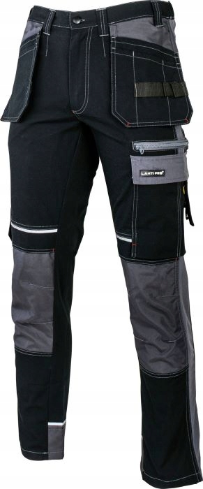 Spodnie robocze Lahti Pro L40520 czarno-szare 3XL
