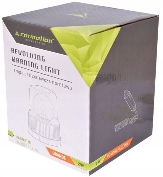 LAMPA BŁYSKOWA OSTRZEGAWCZA KOGUT NA MAGNES 24V Producent części Inny