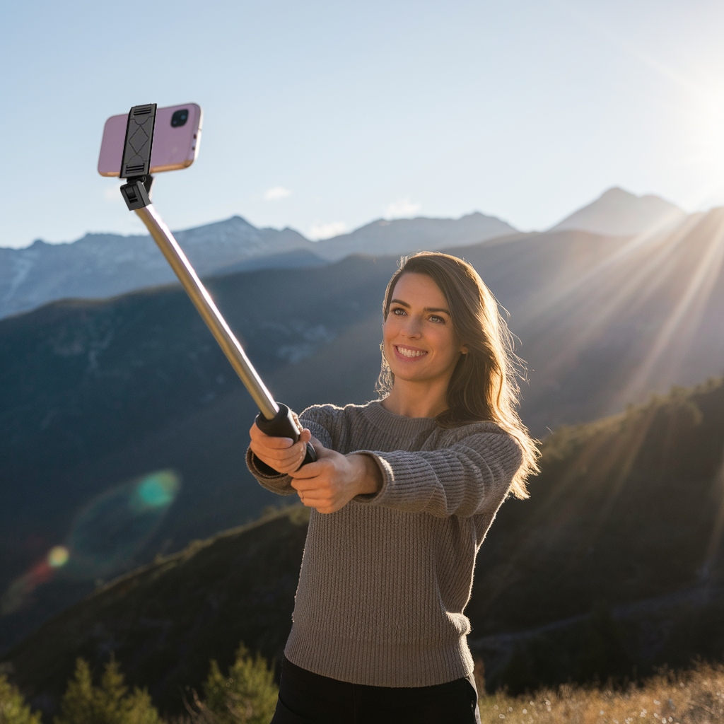 KIJEK DO SELFIE STICK STATYW DO TELEFONU Z PILOTEM TRIPOD BLUETOOTH UCHWYT Model ESTIPRO