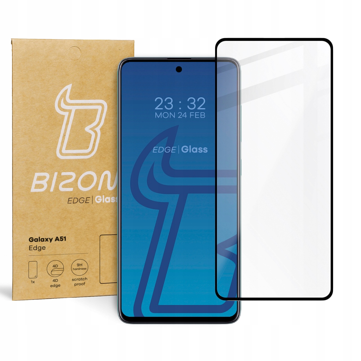 

Szkło hartowane do Galaxy A51, Bizon Edge, szybka