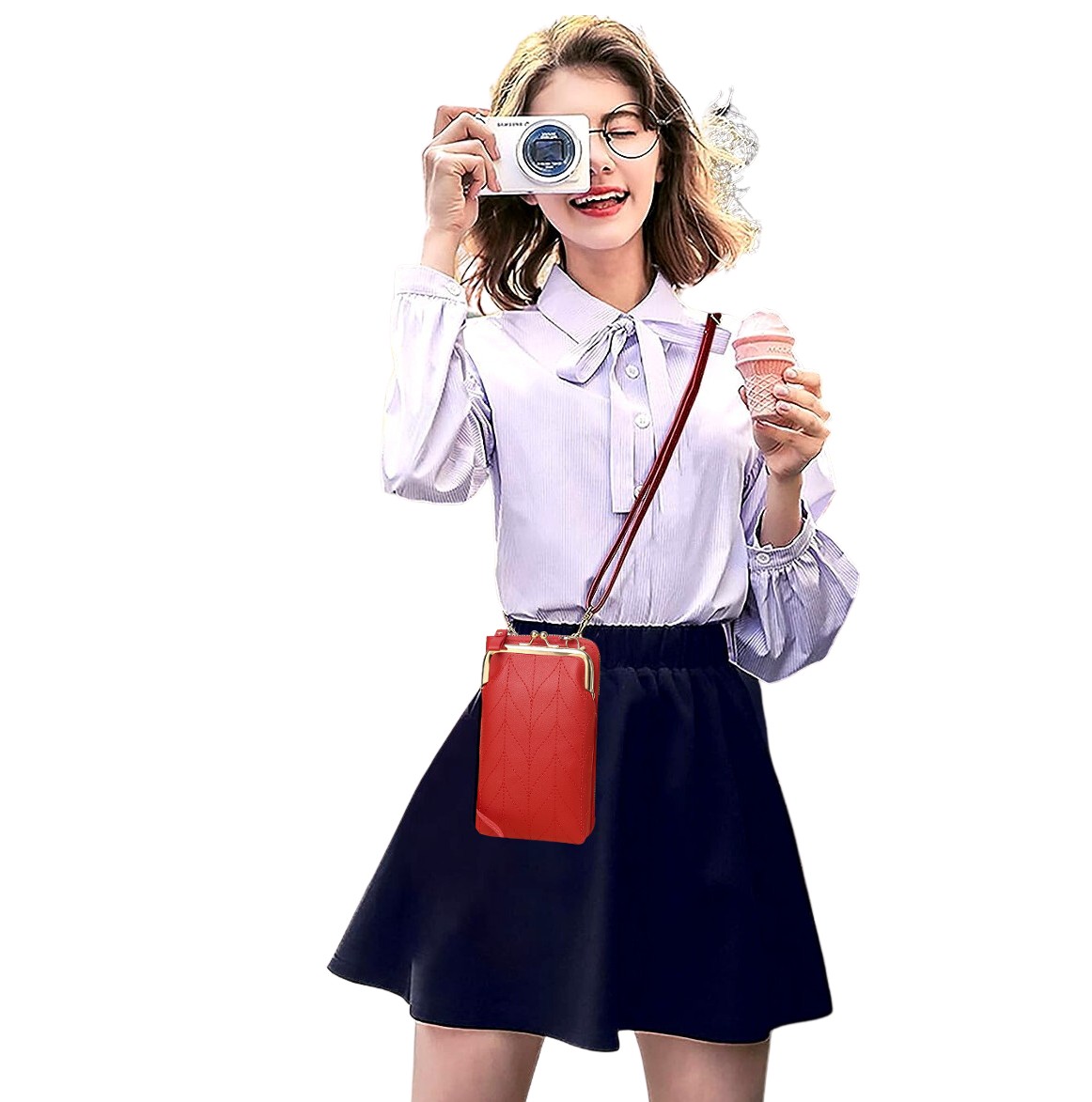 PORTFEL Kopertówka TOREBKA Listonoszka NA TELEFON Kolekcja TOREBKA Kopertówka Portfel