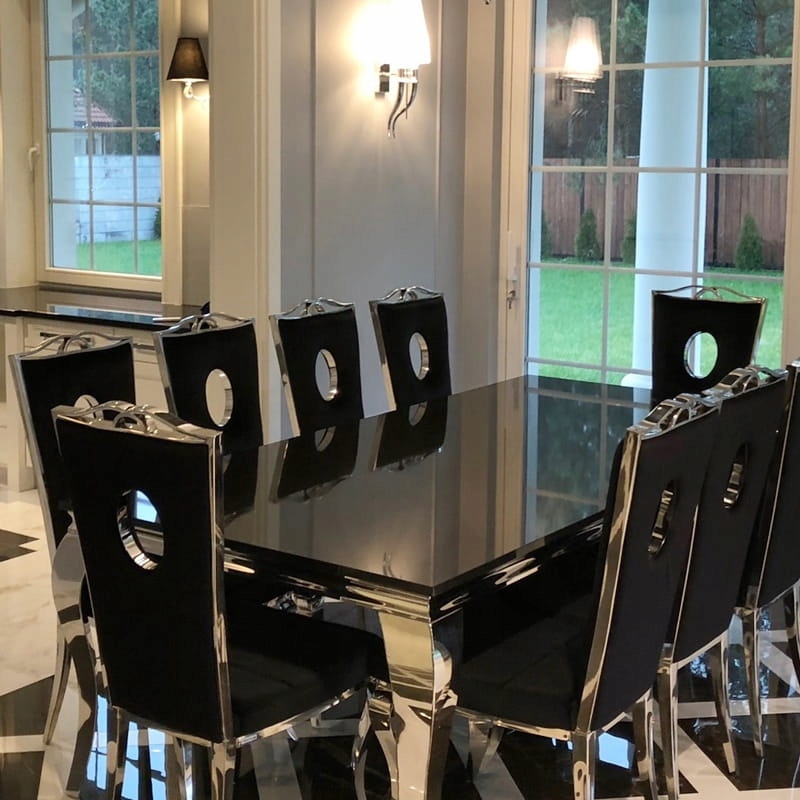 Stół glamour Dallas 200x100 blat spiek kwarcowy EAN (GTIN) 5908273399331