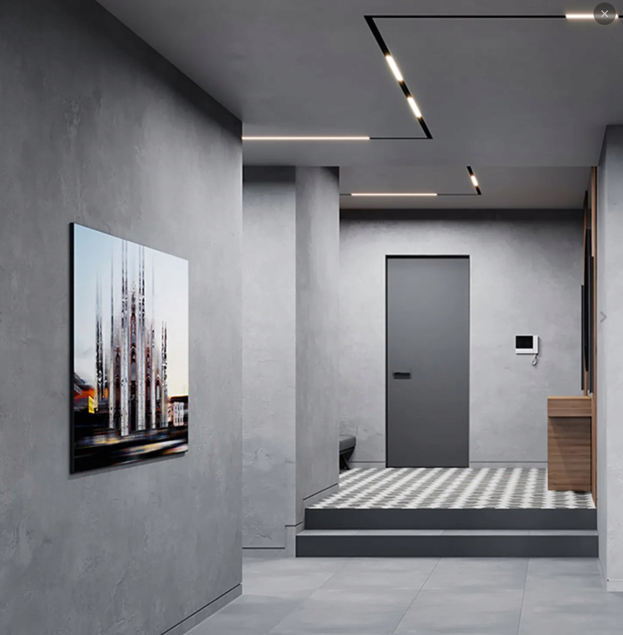 Lampa szynowa LED spot linia 18W 4000K magnetyczna Długość 0.33 m