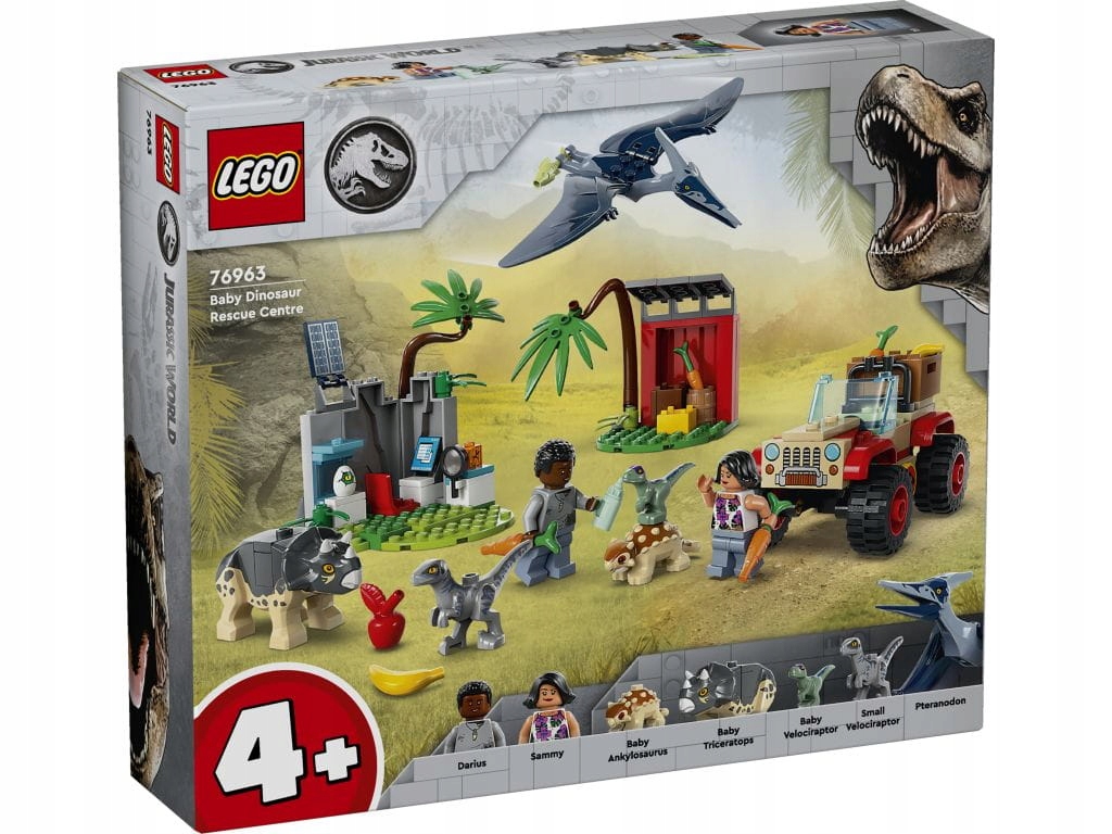 Lego 76963 Jurské světové záchranné centrum pro malé dinosaury