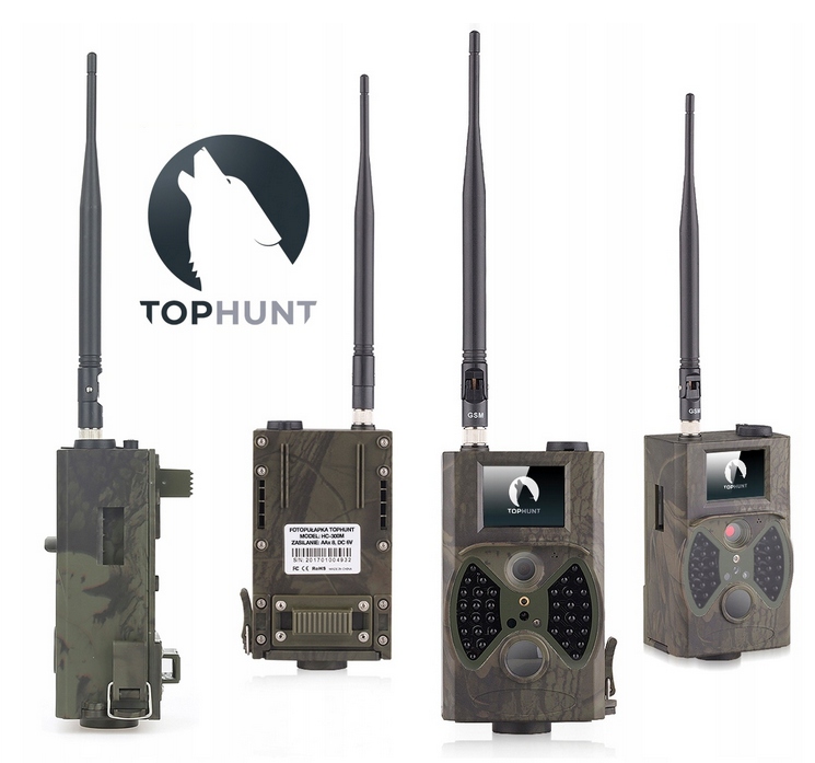 KAMERA LEŚNA FOTOPUŁAPKA HC300M FULL HD1080p SIM Komunikacja brak