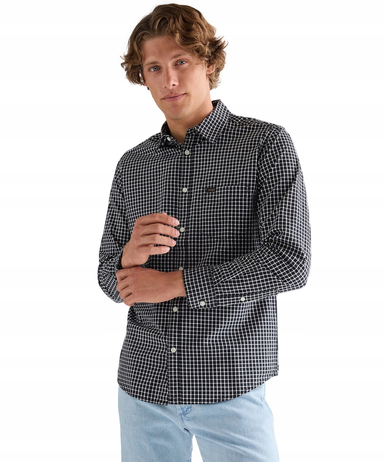 Košile Wrangler 1 Pkt Shirt 112378031 Black XL