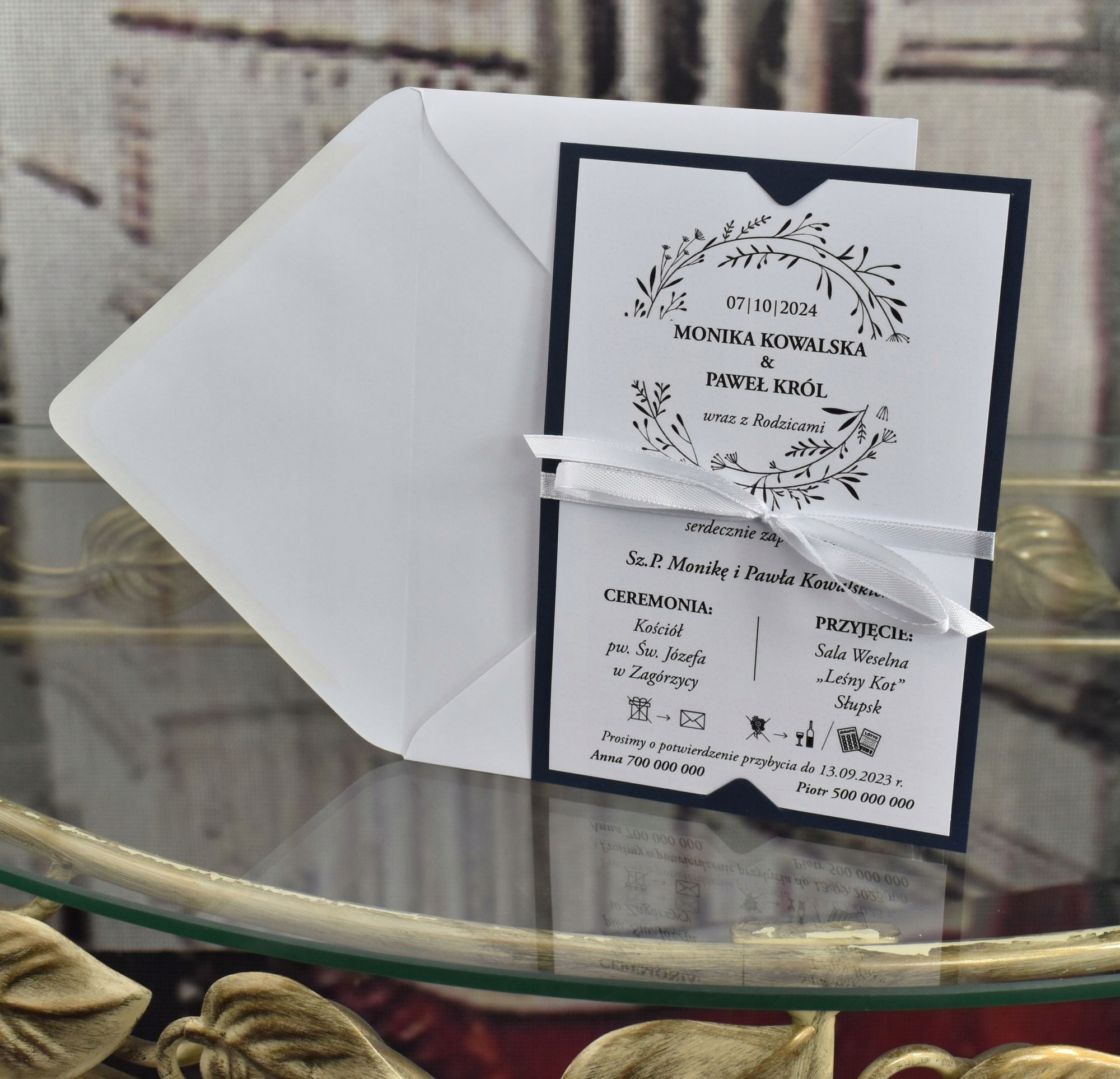 Zaproszenia na ślub kościelny, cywilny