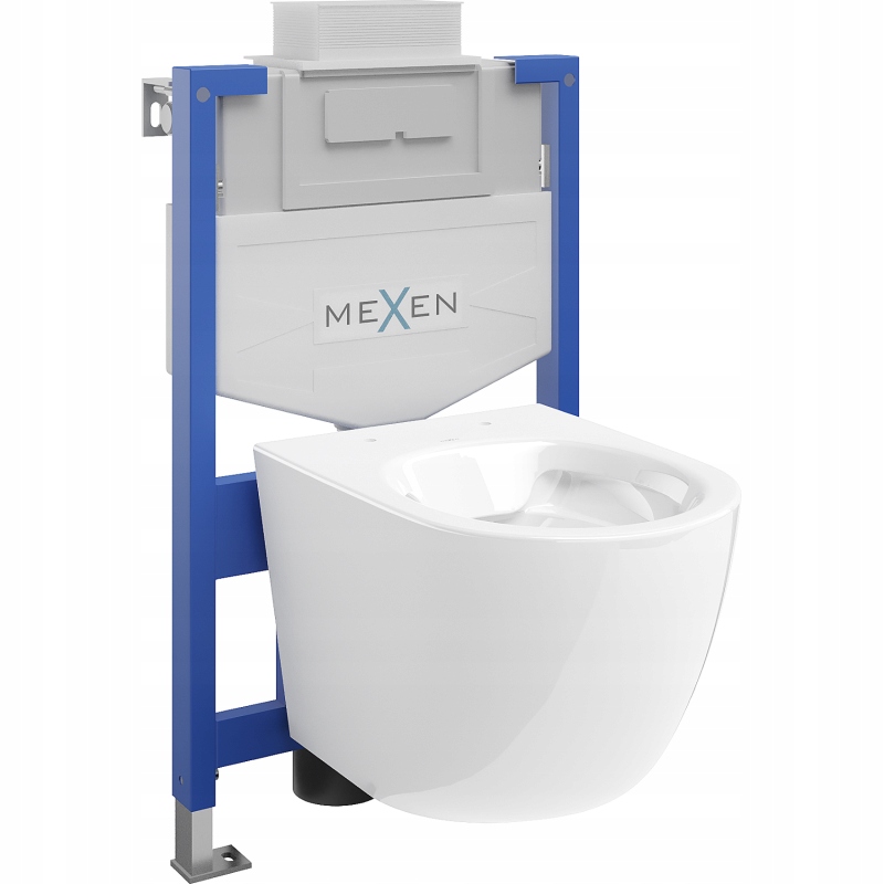 Mexen Wc podomítkový set Felix Xs-u stojan s Wc mísou Lena, Bílá 6853322X