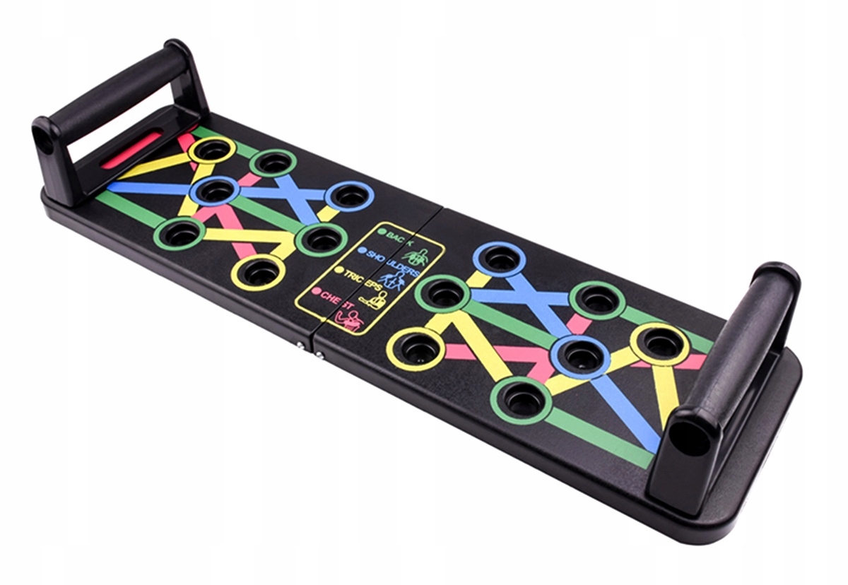 DESKA UCHWYTY DO POMPEK ĆWICZEŃ PUSH POMPKI 14w1 Materiał plastik