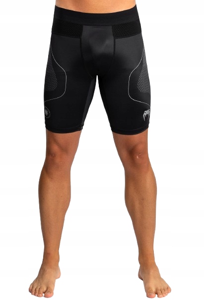 Venum Nexus Vale Tudo Shorts Spodenki Kompresyjne Black/Silver XL
