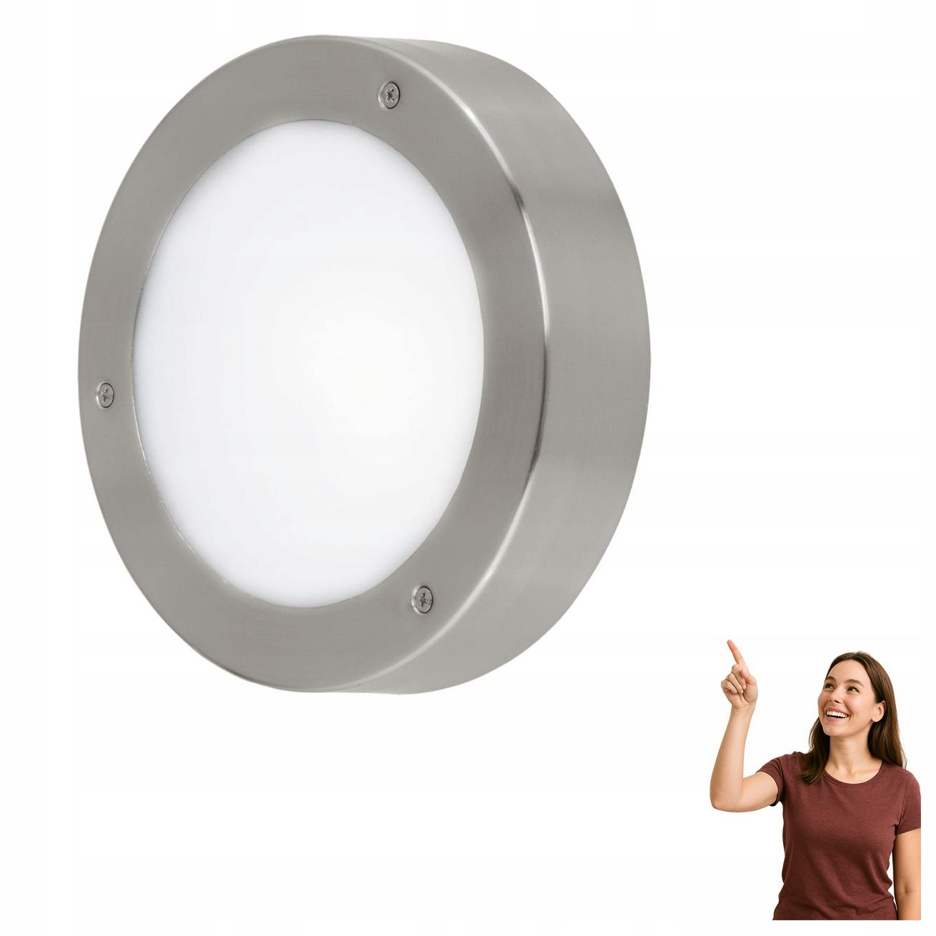 Venkovní stropní a nástěnná Led lampa 5,4W Vento 2 Eglo