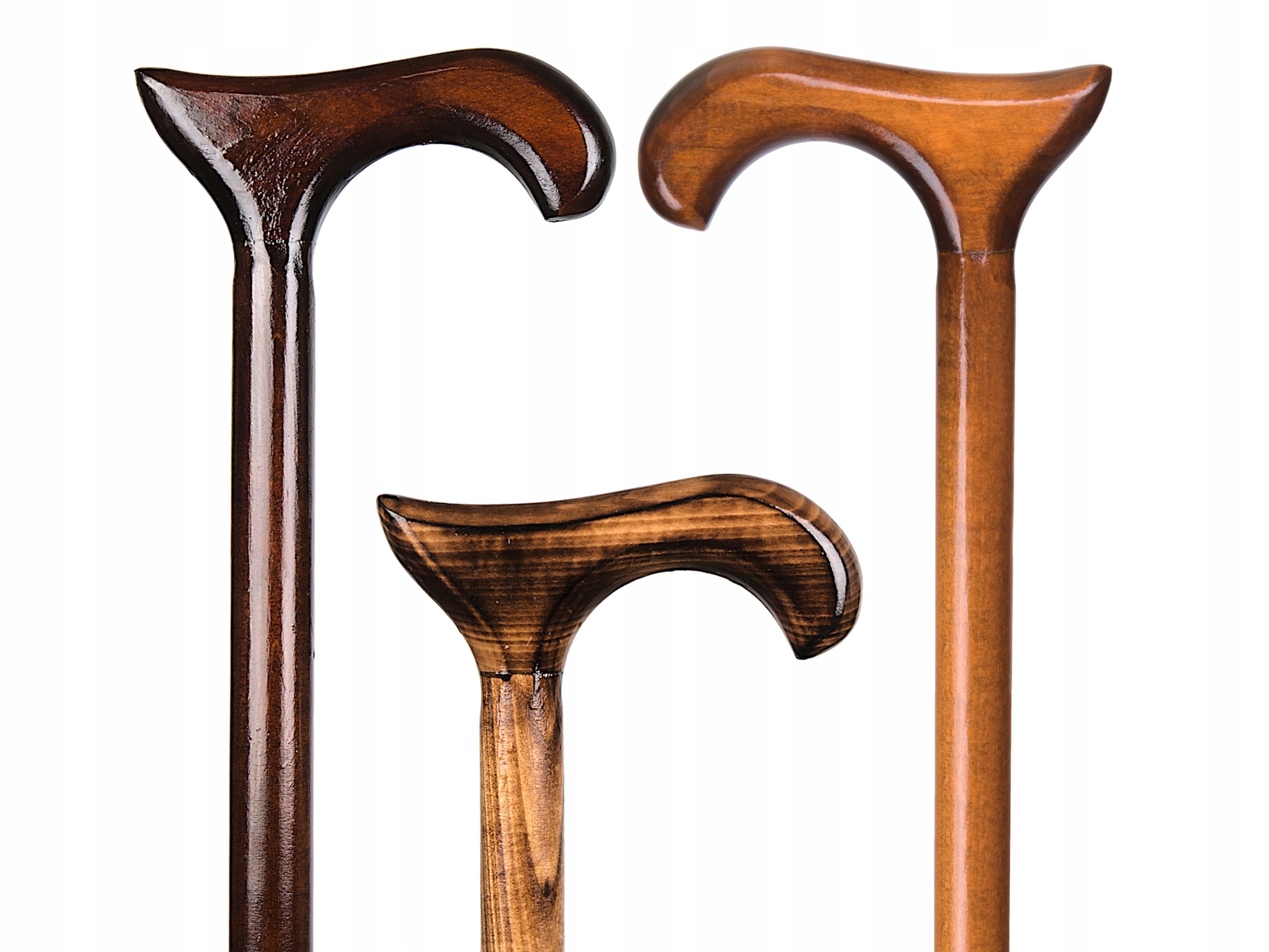 

laska inwalidzka Derby drewniana lekka spacerowa