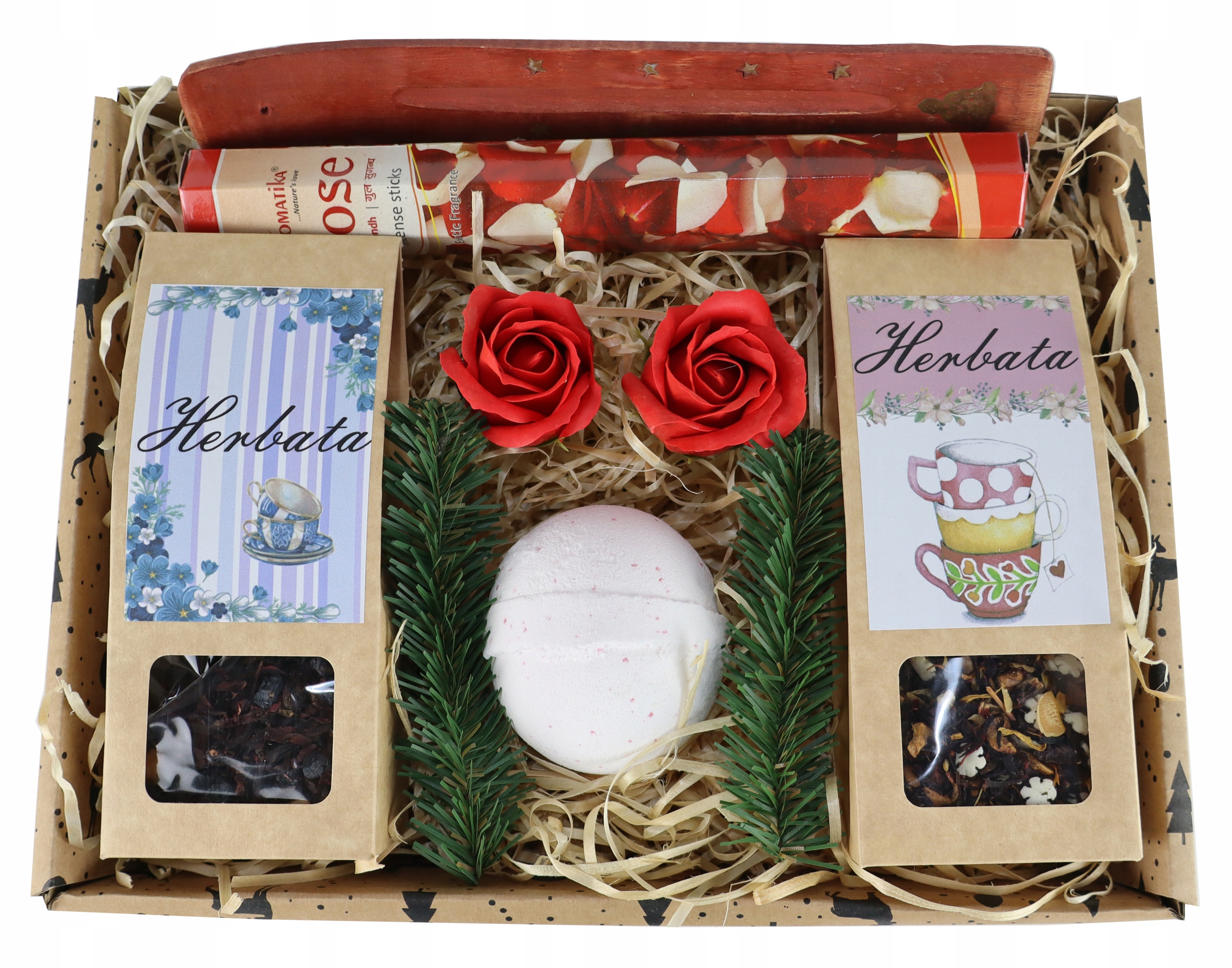 Levně Dárková sada ve vánoční krabičce dárek k Vánocům