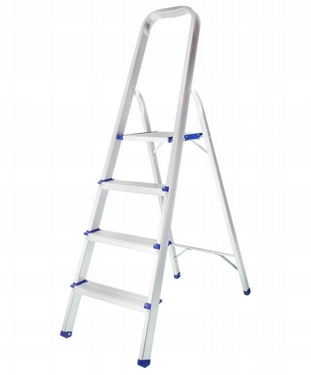 DRABINA 4 STOPNIOWA DOMOWA ALUMINIOWA SKŁADANA 150kg