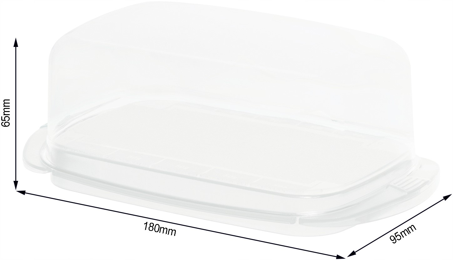 MASELNICZKA ROTHO FRESH PLASTIK BIAŁY Kształt prostokątny