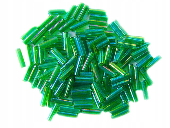 Koraliki szklane Słomka 4x2mm 20g 750szt 4W29zAB