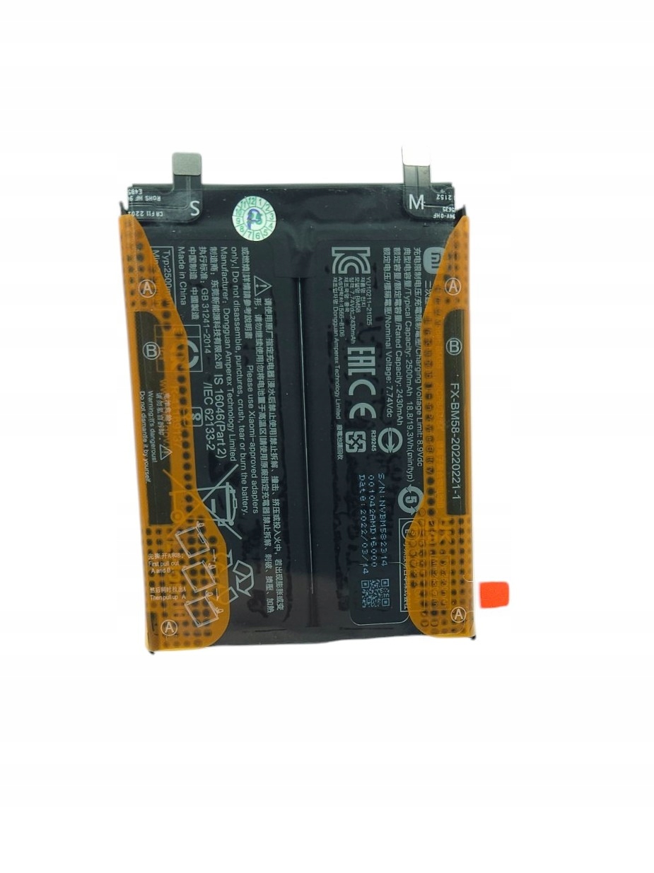 Bateria do Xiaomi 11T Pro BM58 Oryginał Service Pack Nowa