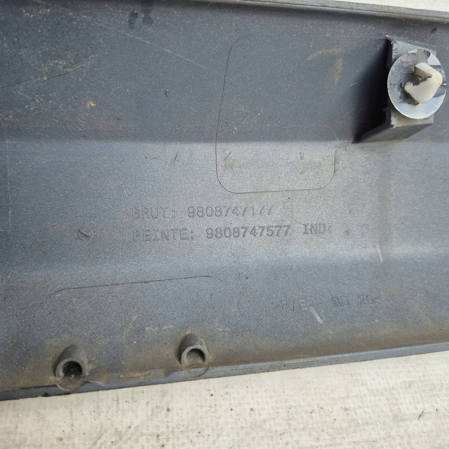 TOYOTA PROACE II 2 CITROEN JUMPY III 3 16- moulding cap door left front