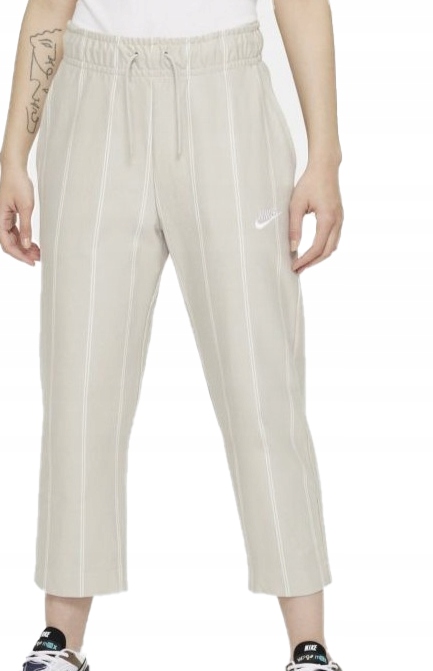 Dámské kalhoty Nike 7/8 W s pruhy Swoosh Vysoký pas DD5184-236 XXL