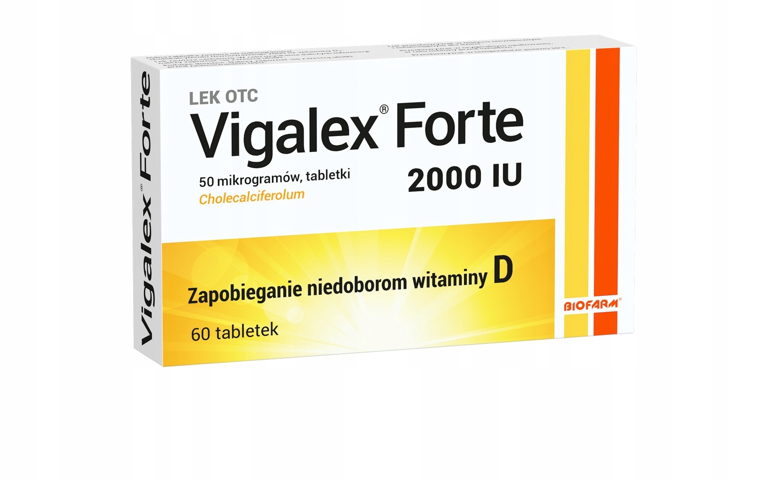 Vigalex Forte 2000 IU, 60 tablets