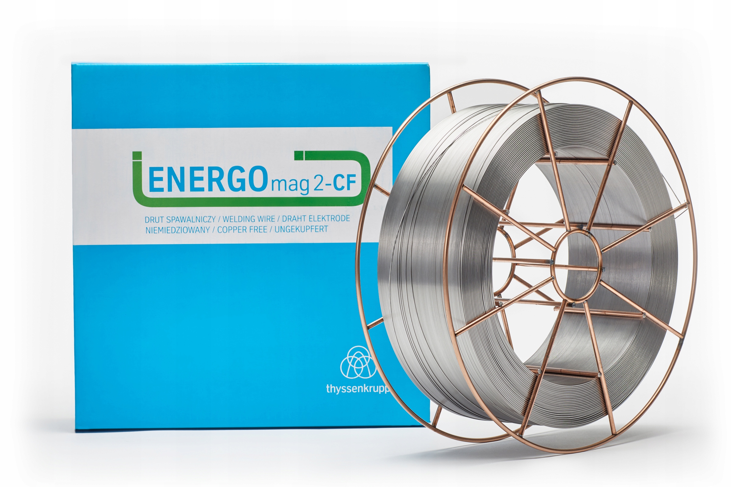 Svařovací drát Energomag 2-CF 1,0 cívka BS300 15 kg neměděný
