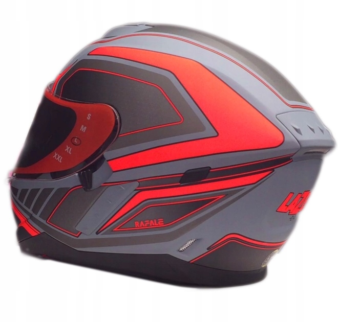 Kask integralny LAZER RAFALE HEXA Grey-Red L Producent Lazer
