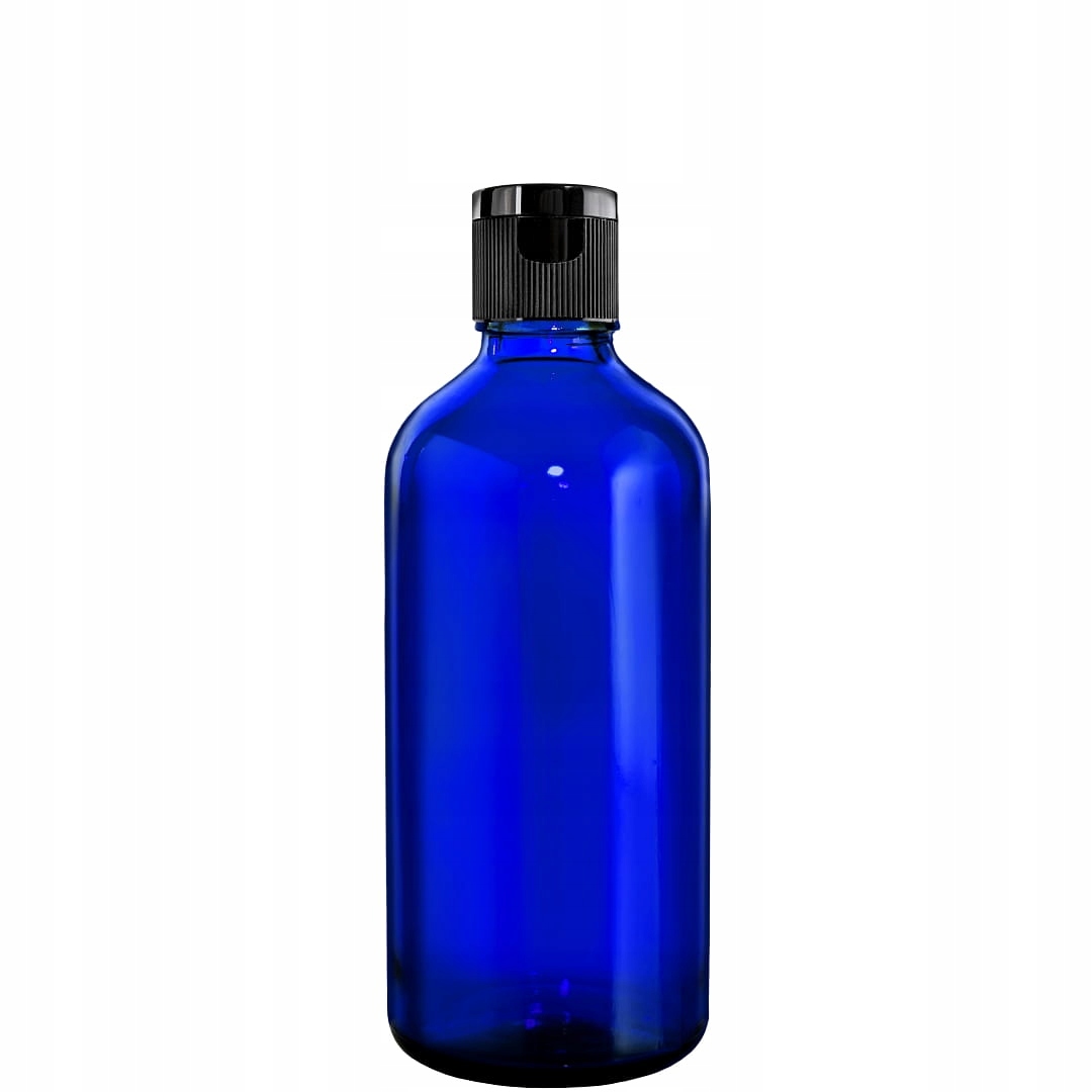 

Butelka Niebieska 100ML Z Nakrętką Flip Top Czarną