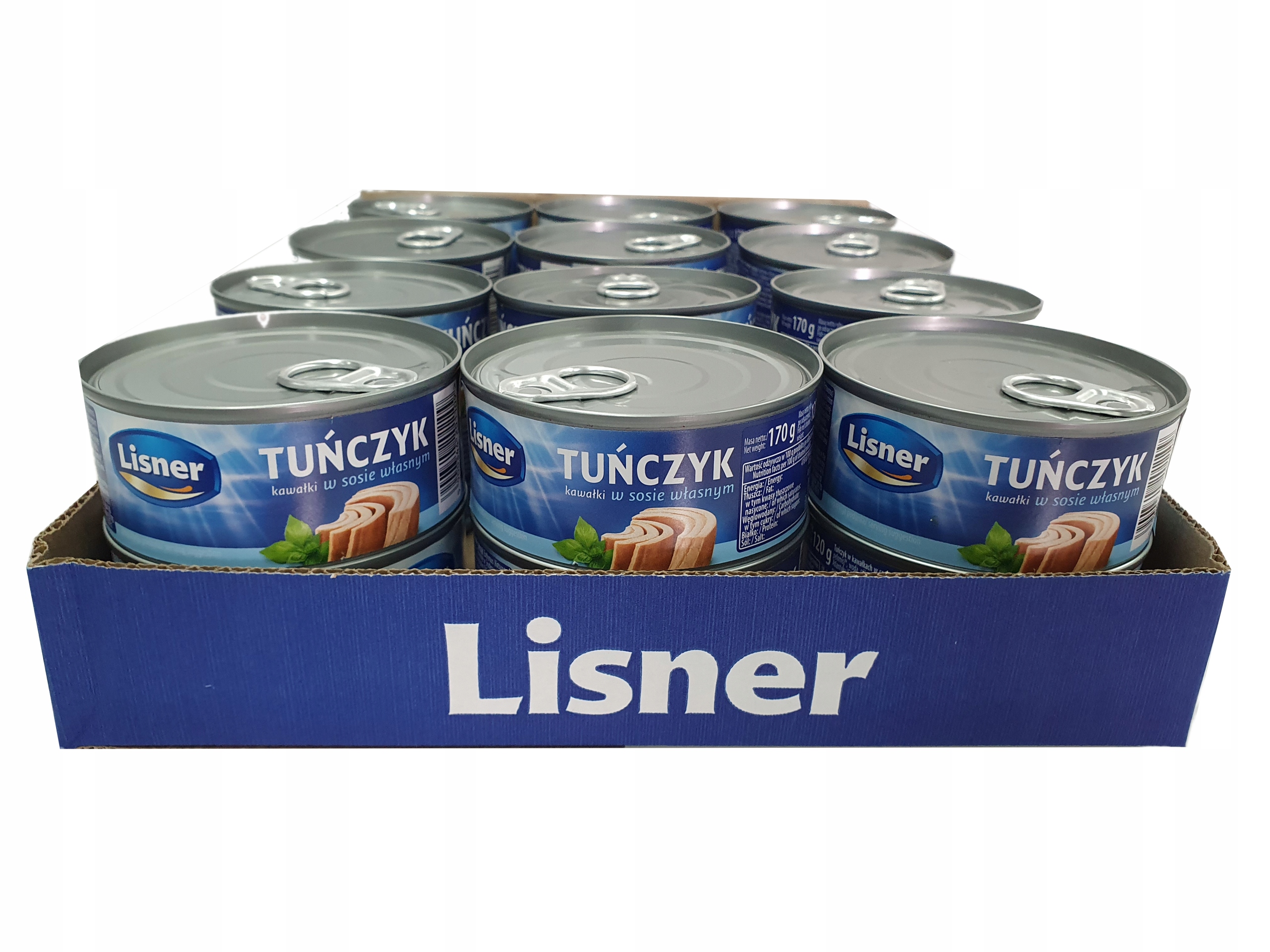 Levně Lisner Tuňák ve vlastní šťávě 170 g x 24 ks