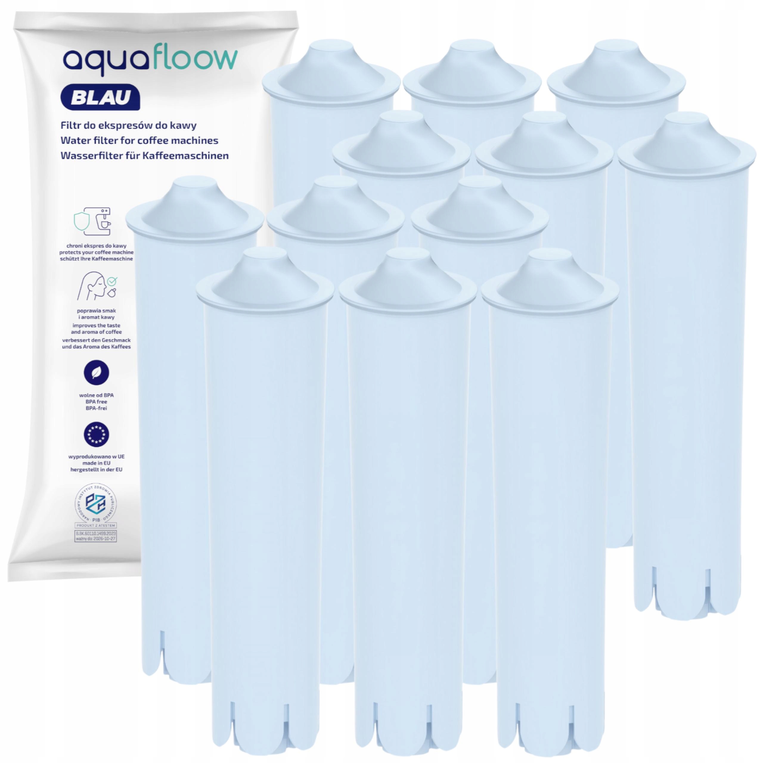 12 x vodní filtr pro kávovar Jura ENA3 Impressa J9 – náplň AquaFloow